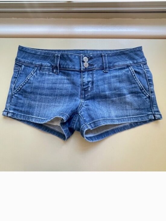 American Eagle Outfitters Pants - American Eagle Denim Shorts Blue Jean Stretch Size 2